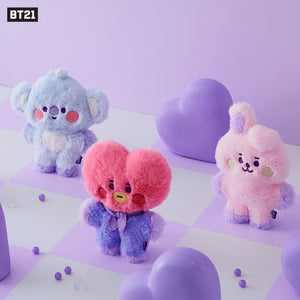 [Official] BT21 BABY "PURPLE HEART EDITION" FLAT FUR STANDING DOLL