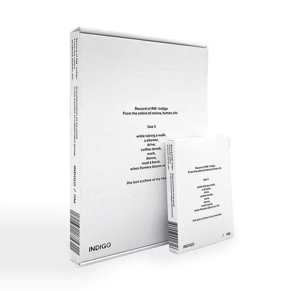 2形態セット INDIGO RM BTS BTS Amazon - Version Album Weverse Edition, Postcard Indigo, - RM K-POP・アジア