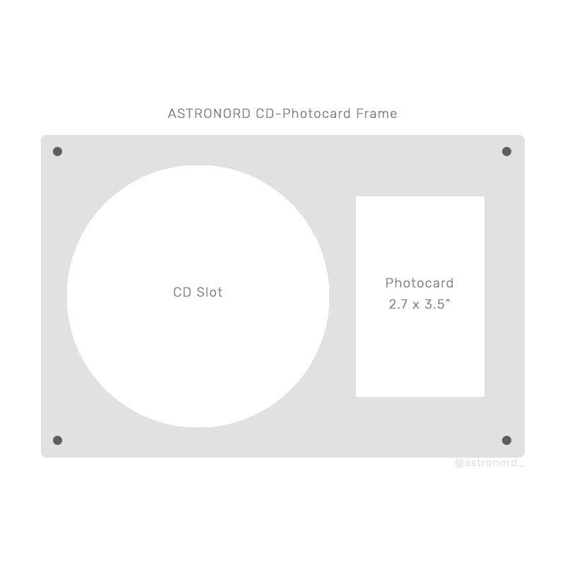 CD-Photocard Acrylic Collection - Astronord – ASTRONORD