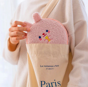 Rabbit/Bear Plush Cosmetic Bag