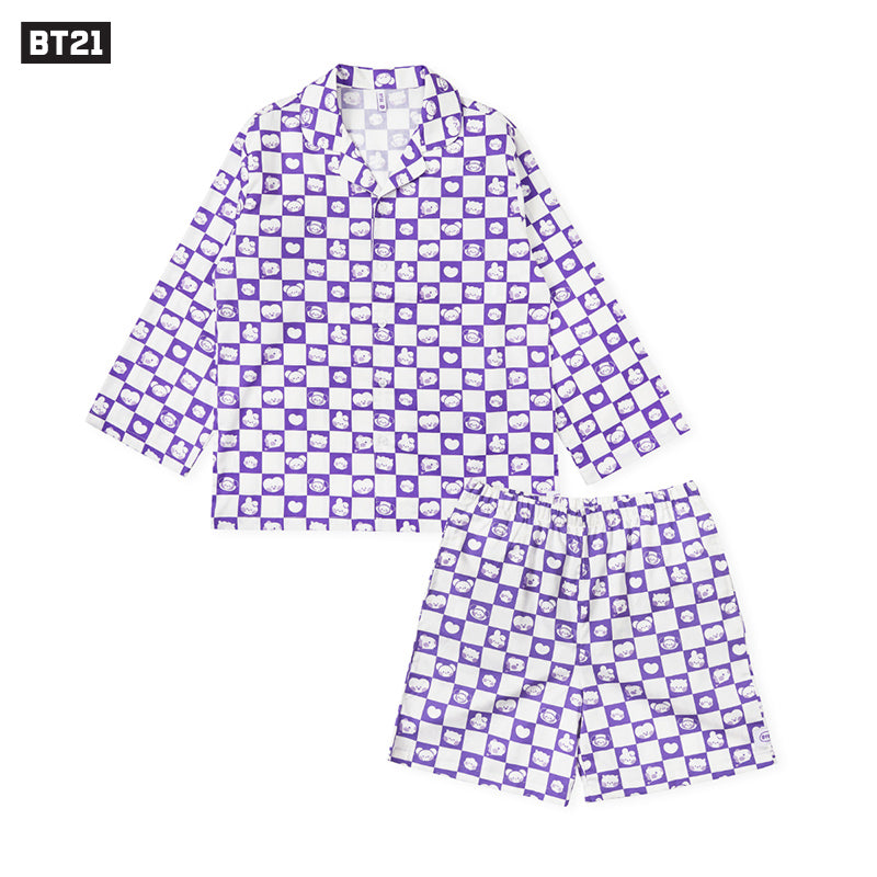 [Official] BT21 "MININI COLLECTION" MY ROOMMATE WOVEN PAJAMA SET