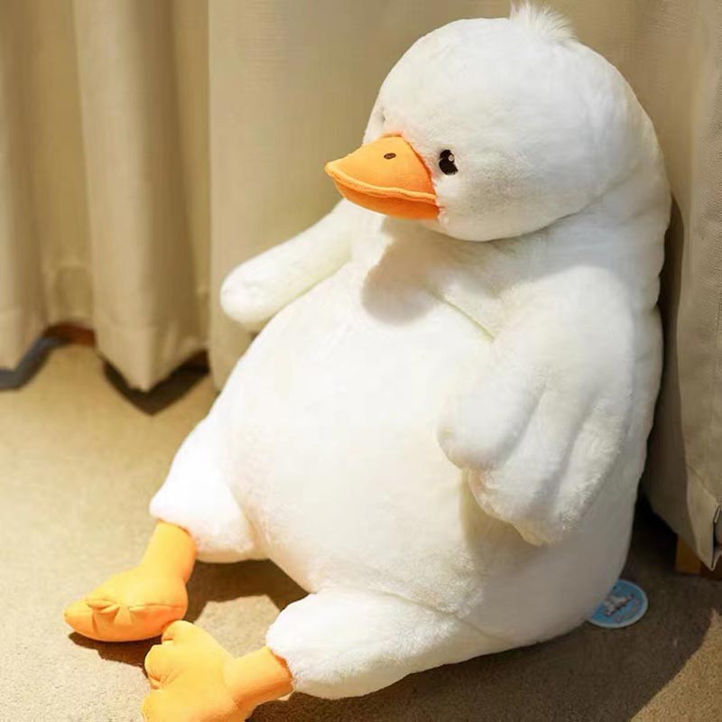 Chubby Fluffy Duck Plush